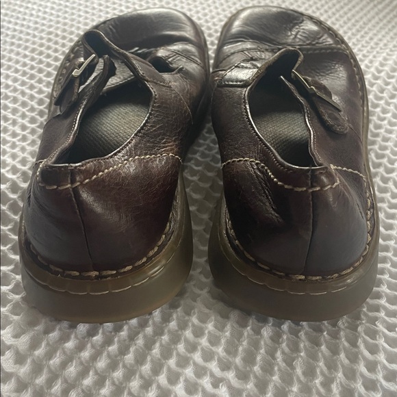 Dr. Martens VTG Brown Leather Women's Mary Jane Shoes - Picture 4 of 6